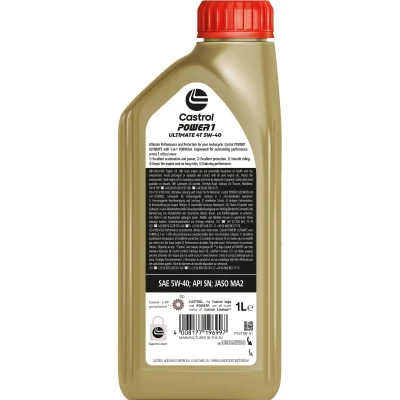 Bild av Castrol Power 1 Ultimate 4T 5W 40 1I Huile moteur 15FFA7