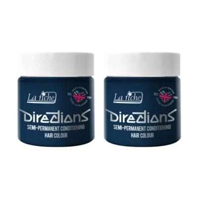 Bild av La Riche Directions semipermanent hårfärg 100 ml burk 2 pack (denimblå)