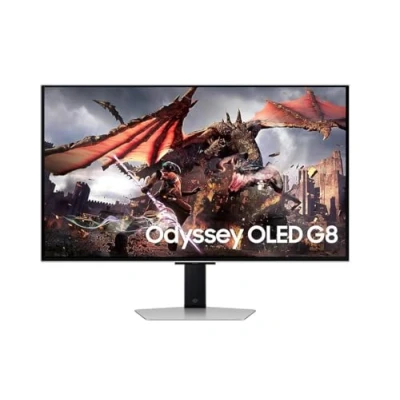 Bild av Samsung Odyssey G80SD OLED spelmonitor 32 tum, UHD med panel, 3 840 x 2 160 pixlar, uppdateringsfrekvens 240 Hz, svarstid 0,03 ms (G/G), AMD FreeSync Premium Pro, LS32DG800SUXEN