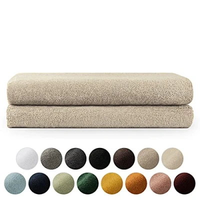 Bild av Blumtal 2 Badlakan 70x140 Set Sand i bomull Oeko TEX® Certified