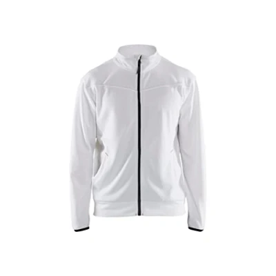 Bild av TRÖJA 3362 2526 MED DRAGKEDJA VIT/MÖRKGRÅ 4XL Beijerbygg Byggmaterial