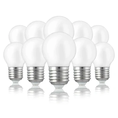 Bild av hellum Uppsättning av 3 25 watt glödlampa E27 med 250 lumen, varm vit 2 700 Kelvin, mjölkglas, ersättning för 209204