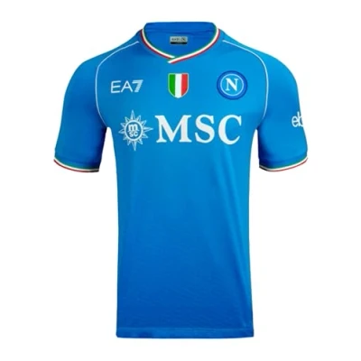 Bild av SSC NAPOLI Racettröja, EA7, Scudetto Tricolor, Dry Touch tekniskt tyg, 2023/2024