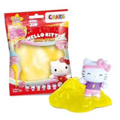 Bild av CRAZE MAGIC Slime BAG Hello Kitty för barn i påse 75 ml överraskningsfigur slem set utan lukt, inga rester