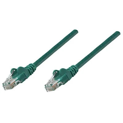 Bild av Intellinet 730815 nätverkskabel (0,25 m, Cat6, U/UTP (UTP), RJ 45, grön)