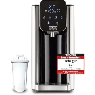 Bild av CASO HW660 1879 Varmvattendispenser, Svart, Silver, 2.7 l