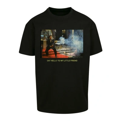 Bild av Upscale by Mister TEE Scarface Little Friend Oversize Tshirt med print, Storlek: XL, Black