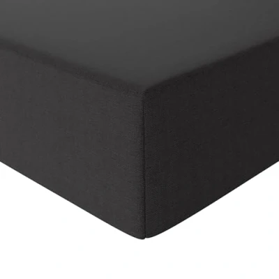 Bild av Amazon Basics Formsytt lakan i mikrofiber, svart, 150 x 200 30 cm