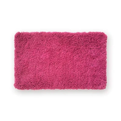 Bild av WohnDirect Högkvalitativa badmattor individuellt kombinerbar, badrumsmatta halkfri och tvättbar rosa, 50 x 80 cm