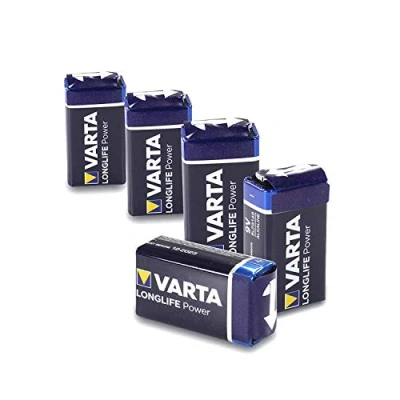 Bild av Varta 4922 High Energy &quot;9V&quot; Block batteri svart 5 set