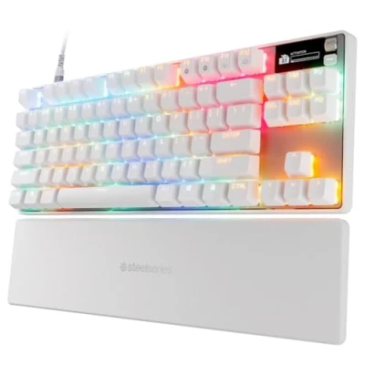 Bild av SteelSeries Apex Pro TKL Gen 3 Gaming Keyboard Utan numpad Amerikansk Engelska Vit
