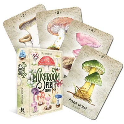 Bild av Mushroom Spirit Oracle: (36 Gilded Cards and 112 Page Full Color Guidebook)
