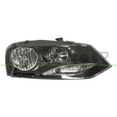 Bild av PRASCO VG0234923 Phares droit H7/H7 noir avec commande pour correcteur de site projecteur VOLKSWAGEN: Polo V 3/5 portes