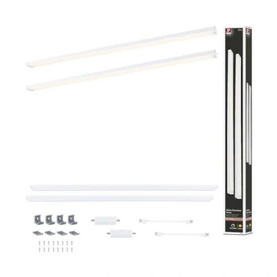 Bild av Paulmann infälld lampa Inline 2 enhet förlängning vit 55 cm 830