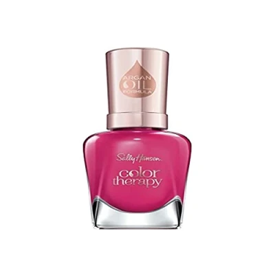 Bild av Sally Hansen Colour Therapy nagellack med arganolja, 14,7 ml, bortskämd i rosa