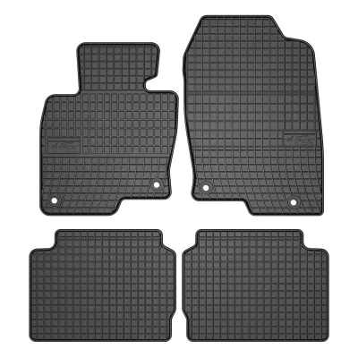 Bild av FROGUM 401617 Ensemble de tapis sol Caoutchouc avant et arrière 4 noir Sur mesure