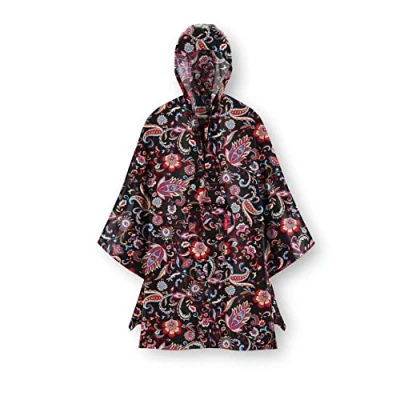 Bild av reisenthel Mini Maxi Poncho AN7064 Paisley Black regnöverdrag av högkvalitativt polyestertyg vattenavvisande B 141 x H 93 D 0 cm, svart,