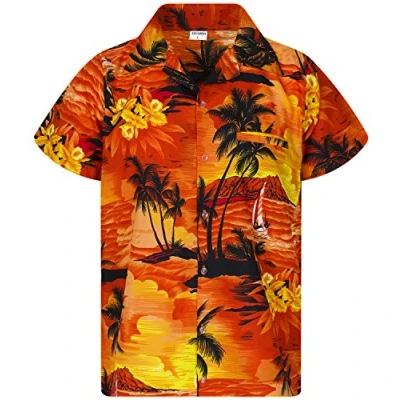 Bild av King Kameha Hawaiiskjorta, 12, Orange, S