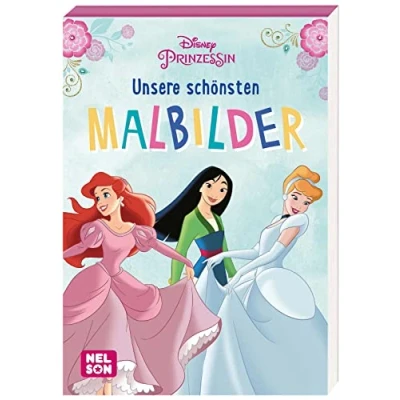 Bild av Disney Prinzessin: Unsere schönsten Malbilder: Komm mit ein eine zauberhafte Welt!