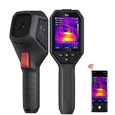 Bild av HIKMICRO värmekamera B01, 256 x 192 IR upplösning, WiFi, 25 Hz uppdateringsfrekvens, värmekamera, 3,2&quot; LCD skärm, 49 152 pixlar handhållen infraröd
