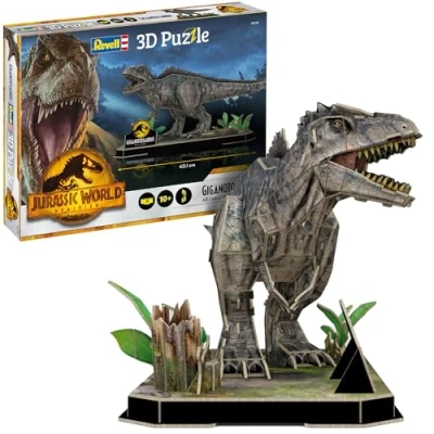 Bild av Revell 3D pussel 00240 Jurassic World Park som pussel, upptäcka, pysselkul för en hel familj, färgad