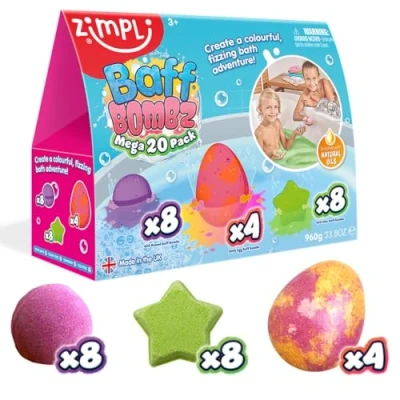 Bild av Zimpli Kids Baff Bombz Badbomber Mega Pack