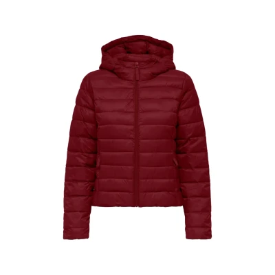 Bild av ONLY Onltahia Lw Quilted Hood JKT Cc OTW, Cabernet, M
