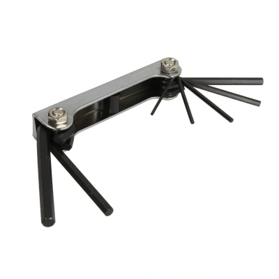 Bild av HANS 16765 7M Ensemble de tournevis coudés 1.5, 2, 2.5, 3, 4, 5, 6 Acier chrome vanadium 7