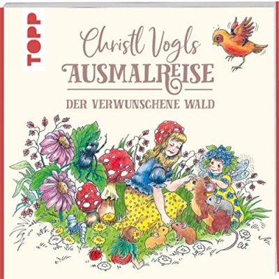 Bild av Christl Vogls Ausmalreise Der verwunschene Wald: Ausmalen &amp; träumen
