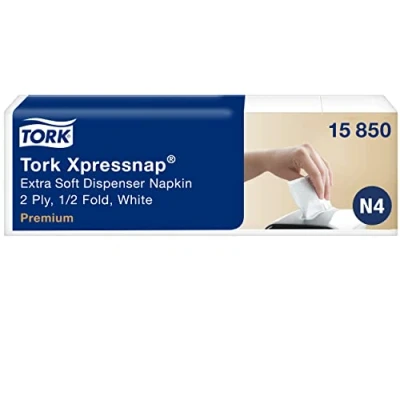 Bild av SCA Tork Xpressnap automatservett, 8 x 1000 servetter, vit,