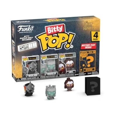 Bild av Funko Bitty POP! Sagan om ringen Häxkungen 4PKoch en överraskande mysteriefigur 2,2 cm (0,9 tum) samlarobjekt stapelbar displayhylla ingår presentidé