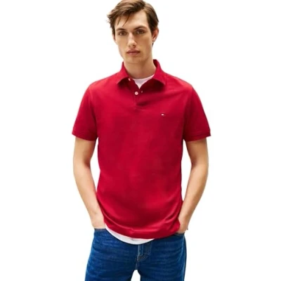 Bild av Tommy Hilfiger Regular Piké, Storlek: XS, Medium red