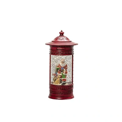 Bild av Konstsmide juldekorationer LED snöglob postlåda jultomte/inomhus, 5 timmars timer/batteridrift: 3 x AA 1,5 V (exkl.)/Vattenfylld jullykta 1 varmvita dioder