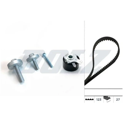 Bild av DOLZ SKD003 Kit de distribution 123 RENAULT: CLIO 2, Kangoo I, I Express, DACIA: Duster SUV, Sandero Logan MCV