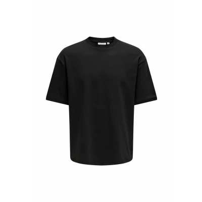 Bild av Only &amp; Sons Onscaspian TEE Tshirt bas, Storlek: Small, Schwarz