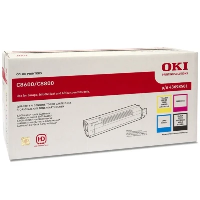 Bild av Toner Value Kit (BK,C,M,Y) 4x6.000 sidor
