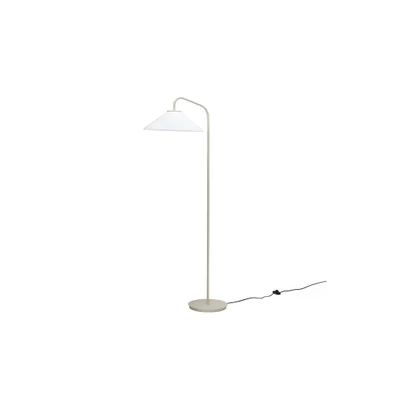 Bild av Hübsch Solid golvlampa, vit, sand, glas, järn, E27