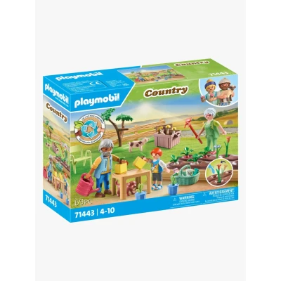 Bild av Playmobil 71443 Country Byggsats Idyllisk Grönsaksträdgård med Morföräldrar