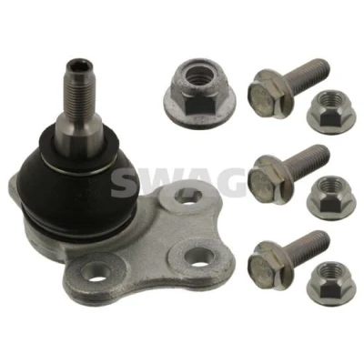Bild av SWAG 60 94 0808 Rotule de suspension Essieu avant gauche, inférieur, droit avec écrou, kit vis 21 pour bras oscillant transversal
