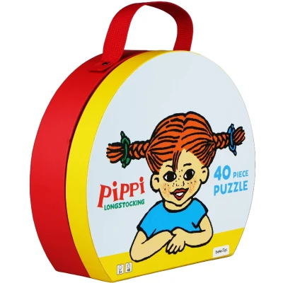 Bild av Barbo Toys Pippi Longstocking Suitcase with Puzzle (40 pcs)