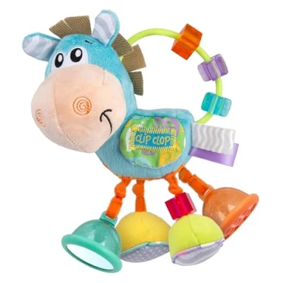 Bild av PlayGro Clip Clop Aktivitetsleksak Skallra med Spegel