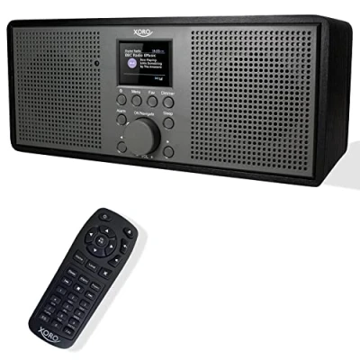 Bild av XORO DAB 700 IR WLAN Internetradio med FM och DAB+, Spotify Connect, Bluetooth, USB mediaspelare, 2 x 10 watt stereohögtalare, väckarfunktion, färgskärm