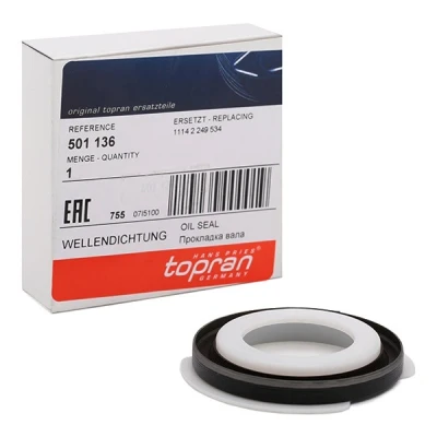 Bild av TOPRAN 501 136 Joint Spi De Vilebrequin côté frontal PTFE (polytétrafluoroéthylène) BMW: 3 Touring, X5, Berline
