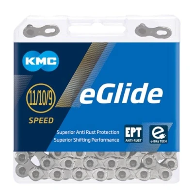 Bild av Grandinė KMC e Glide Shimano Cues EPT dark sidabrinis 118 links