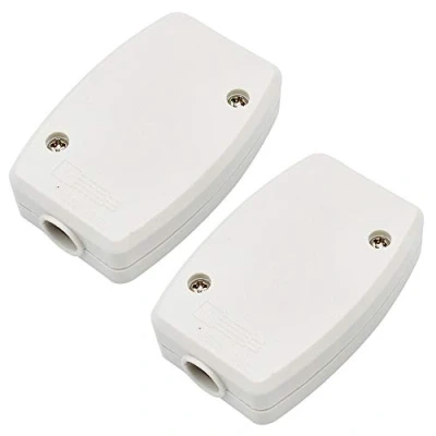 Bild av FUJIE 2 stycken kopplingsdosa 3 polig elektrisk vit anslutningsblock junction box