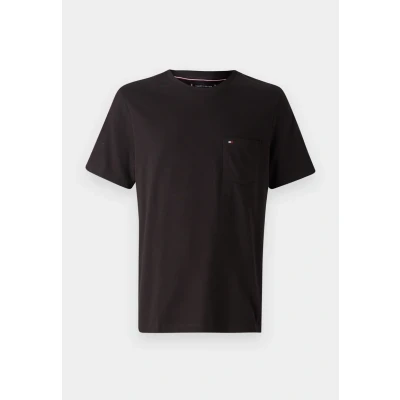 Bild av Tommy Hilfiger Essential Solid Pocket TEE Tshirt bas, Storlek: XS, Black