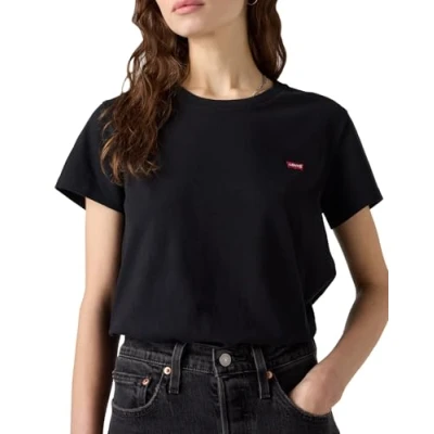 Bild av Levi&#039;s Perfect TEE Tshirt med print, Storlek: Small, Tessa stripe anise f