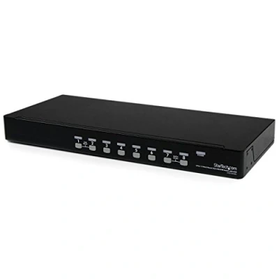Bild av StarTech.com 8 Port 1U rackmonterad KVM switch med OSD portar