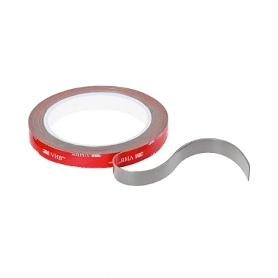 Bild av Dpm Tapes VHB Universell dubbelhäftande tejp extra stark akrylskumtejp som tål vatten och hög temperatur, utomhus/inomhus, dekoration, LED remsor, bil, hem kontor (12 mm x 3 m)