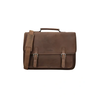 Bild av Gusti Leder Elmar Portfölj, Storlek: One Size, Walnut